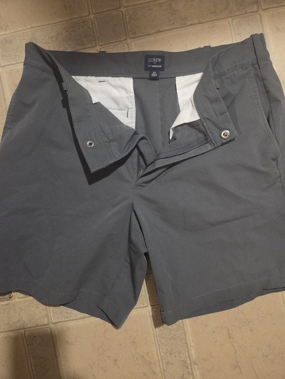 J. Crew Men's Gray Chinos - Charcoal Straight Fit